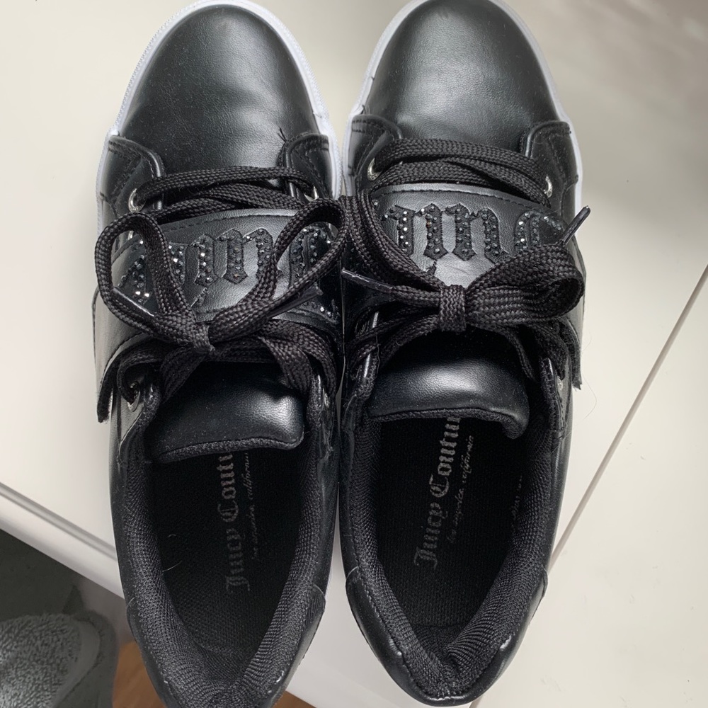 rhinestones black juicy couture sneakers